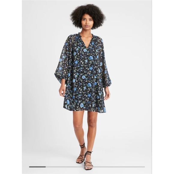 Banana Republic Floral Swing Dress - Picture 5 of 11